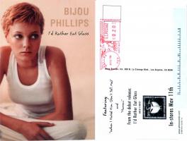 Bijou Phillips: I'd Rather Eat Glass U.S. postcard