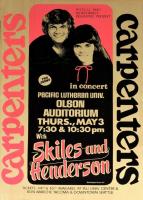 Carpenters 1973 concert poster