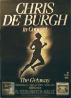 Chris DeBurgh: The Getaway Germany concert poster 1983