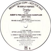 Foreplay #32 A&M Pre-Release Sampler US promo album
