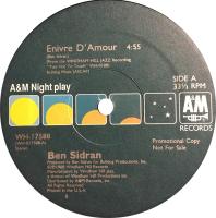 Ben Sidran: Enivre d"Amour US 12-inch