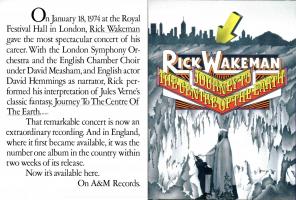 Rick Wakeman: Journey to the Center Of the Earth U.S. ad