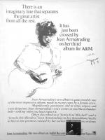 Joan Armatrading self-titled album U.S. ad
