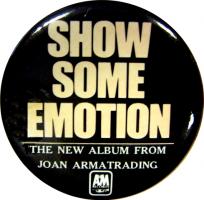 Joan Armatrading: Show Some Emotion U.S. button