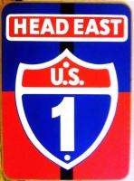 Head East: U.S. 1 US promo sticker