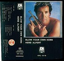 Herb Alpert: Blow Your Own Horn Taiwan cassette album