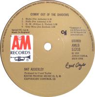 Nat Adderley: Comin' Out Of the Shadows Britain vinyl album