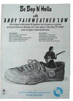 Andy Fairweather Low: Be Bop 'N' Holla Britain ad