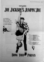 Joe Jackson: Jumpin' Jive Britain ad