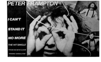 Peter Frampton: I Can't Stand It No More Britain ad