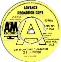 Strawbs: Oh How She Changed Britain promo 7-inch