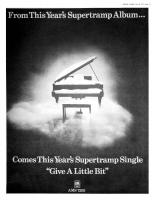 Supertramp: Give a Little Bit Britain ad