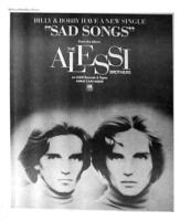 Alessi: Sad Songs Britain ad