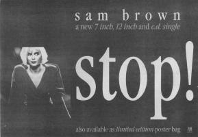 Sam Brown: Stop! Britain ad