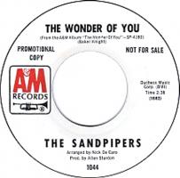 Sandpipers: The Wonder Of You U.S. promo 7-inch