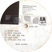 Herb Alpert: Wild Romance US acetate