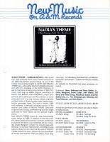 Barry DeVorzon & Perry Botkin, Jr.: Nadia's Theme New Music On A&M Records