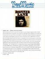 Ronnie Lane's Slim Chance New Music On A&M Records