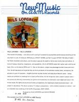Nils Lofgren: self-titled New Music On A&M Records