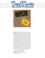 Hustler: Play Loud New Music On A&M Records