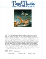 Styx: Equinox New Music On A&M Records