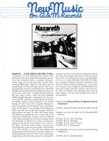 Nazareth: Close Enough For Rock 'N' Roll New Music On A&M Records