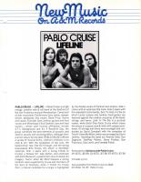 Pablo Cruise: Lifeline New Music On A&M Records