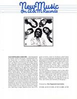 Felix Pappalardi: Felix Pappalardi & Creation New Music On A&M Records