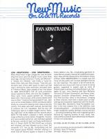 Joan Armatrading self-titled New Music On A&M Records