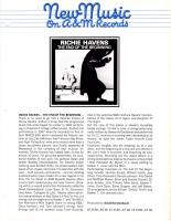 Richie Havens: The End Of the Beginning New Music On A&M Records