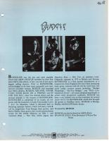 Budgie: Bandolier New Music On A&M Records
