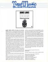 Quincy Jones: Roots New Music On A&M Records
