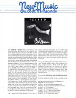 Cat Stevens: Izitso New Music On A&M Records