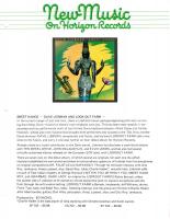 David Liebman Sweet Hands New Music From Horizon Records