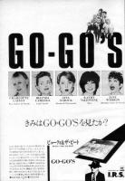 Go-Go's 1981 Japan ad