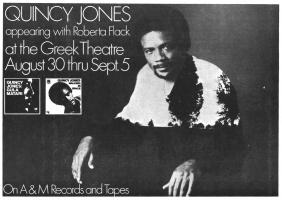 Quincy Jones Greek Theatre 1971 U.S. ad