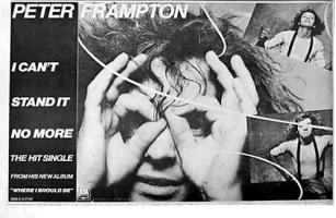 Peter Frampton: I Can't Stand It No More Britain ad
