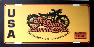 Flying Burrito Brothers license plate