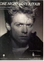 Bryan Adams: One Night Love Affair US sheet music