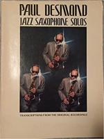 Paul Desmond Jazz Saxophone Solos US music book