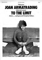 Joan Armatrading: To the Limit Britain ad