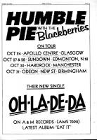 Humble Pie: Oh La De Da Britain ad