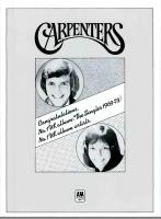 Carpenters: The Singles 1969-1973 Britain ad