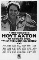 Hoyt Axton: When the Morning Comes U.S. ad