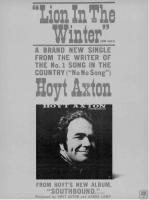 Hoyt Axton: Lion In Winter U.S. ad