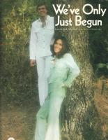Carpenters: We've Only Just Begun US sheet music