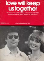 Captain & Tennille: Love Will Keep Us Together US sheet music