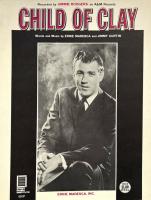 Jimmie Rodgers: Child Of Clay US Sheet Music