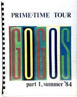 Go-Go's 1984 tour itinerary