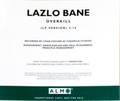 Lazlo Bane: Overkill US CD single